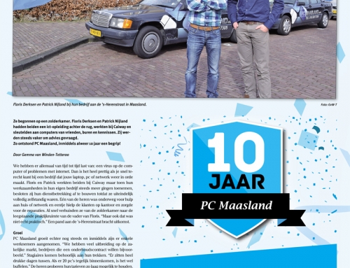 PC Maasland in de Schakel